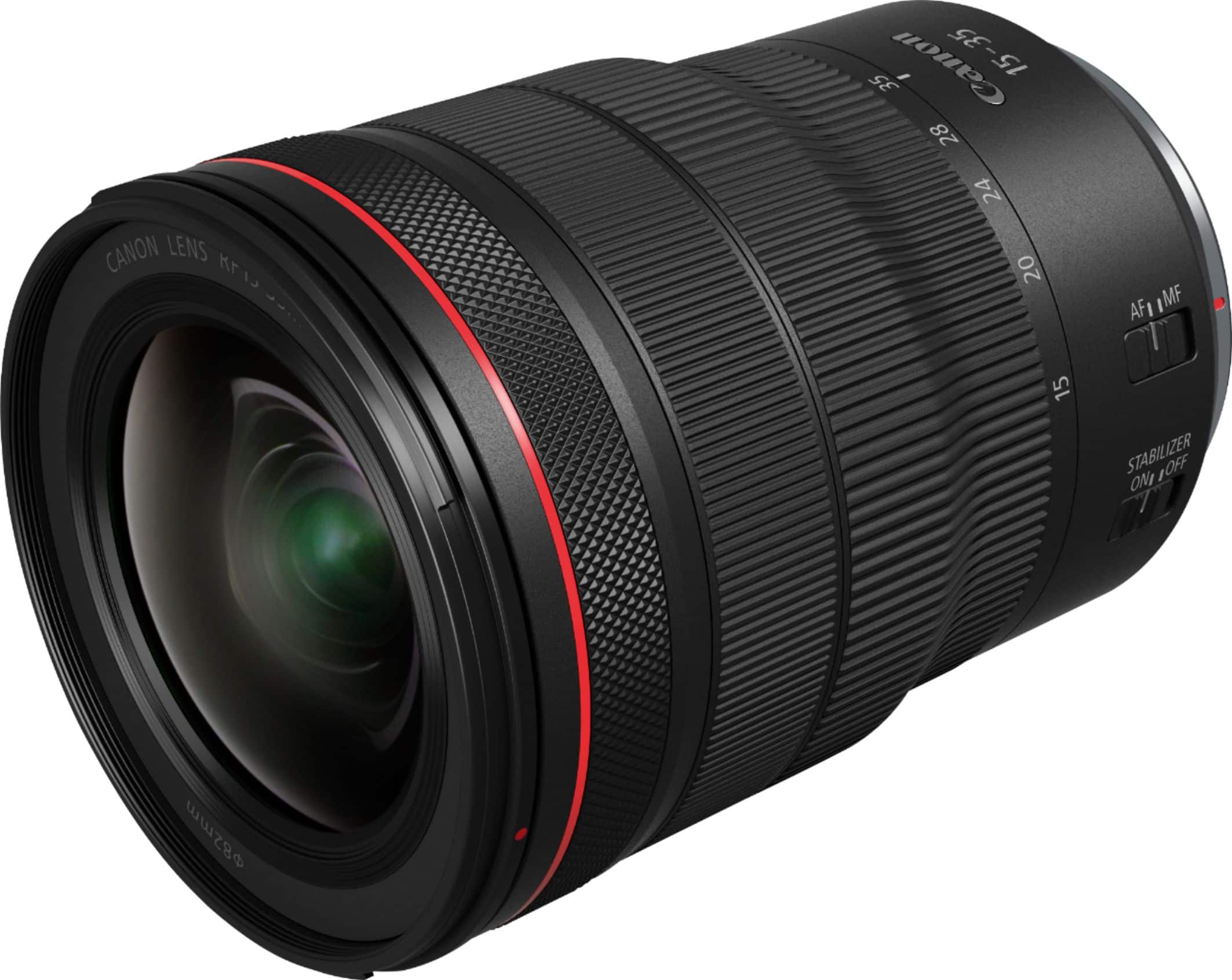 Canon - Lente zoom ultra grande angular RF15-35mm F2.8L IS USM para câmeras EOS série R - Preto-3682C002