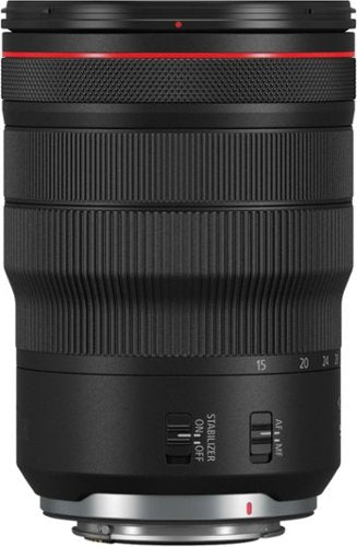 Canon - Lente zoom ultra grande angular RF15-35mm F2.8L IS USM para câmeras EOS série R - Preto-3682C002