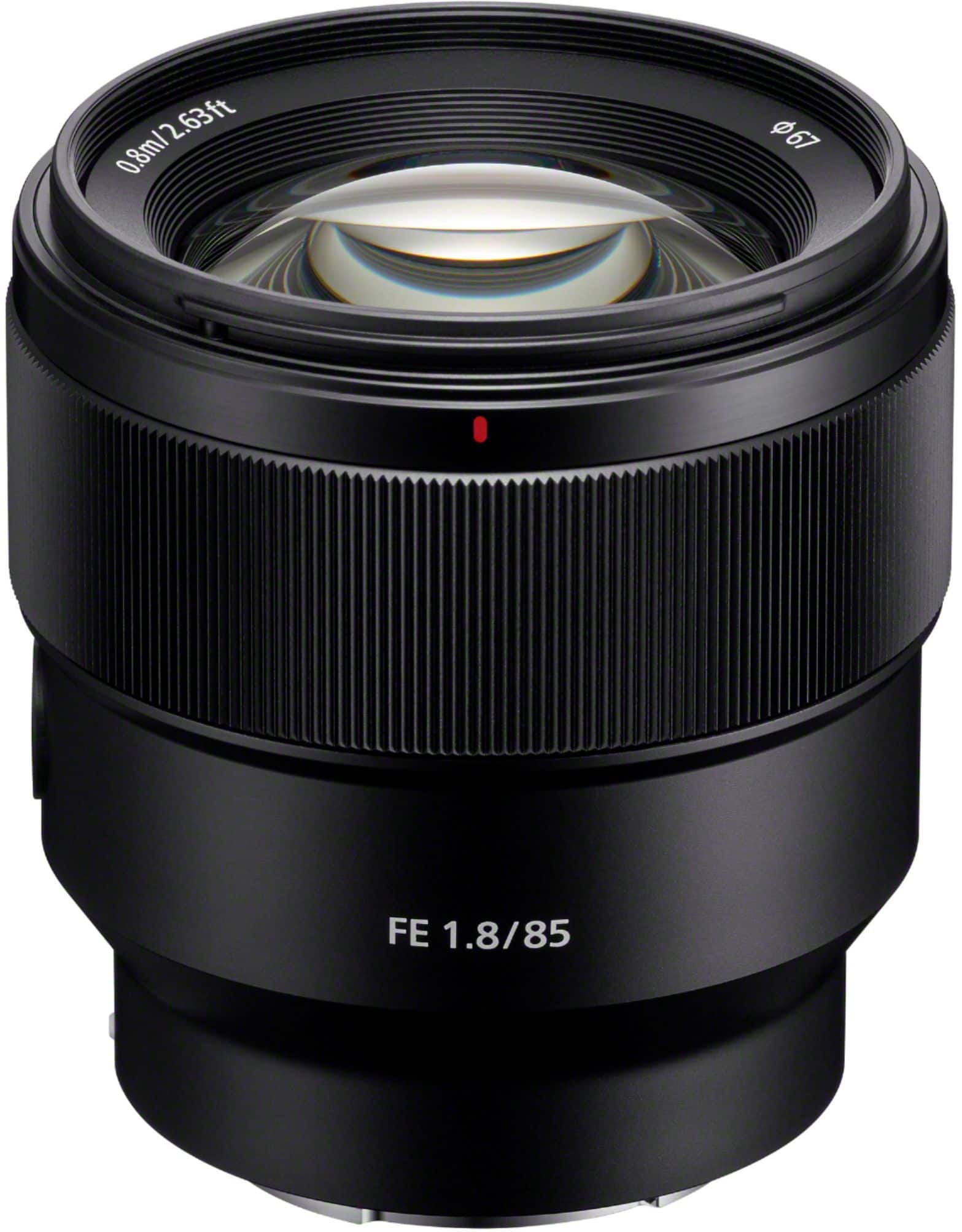 Sony - Lente teleobjetiva FE 85mm f/1.8 Prime para câmeras de montagem E - Preto-SEL85F18/2