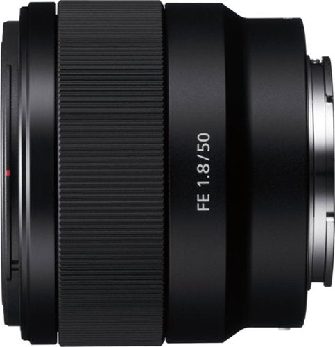 Sony - Lente principal padrão FE 50mm f/1.8 para câmeras de montagem E - Preto-SEL50F18F/2