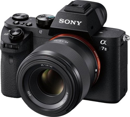 Sony - Lente principal padrão FE 50mm f/1.8 para câmeras de montagem E - Preto-SEL50F18F/2