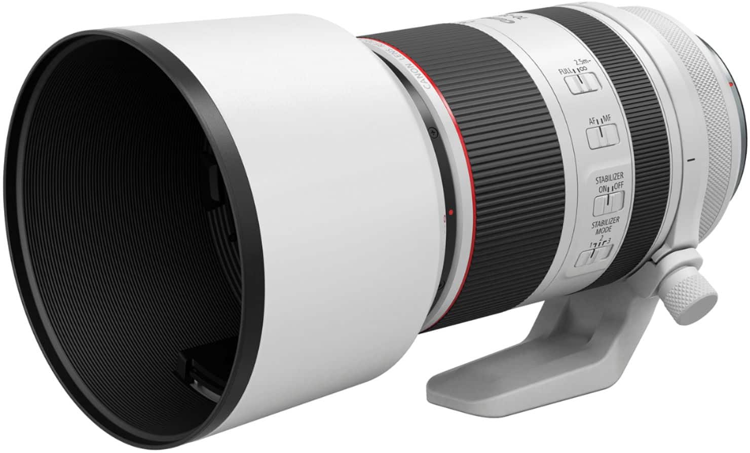 Canon - Lente zoom telefoto RF70-200mm F2.8L IS USM para câmeras EOS série R - Branco-3792C002