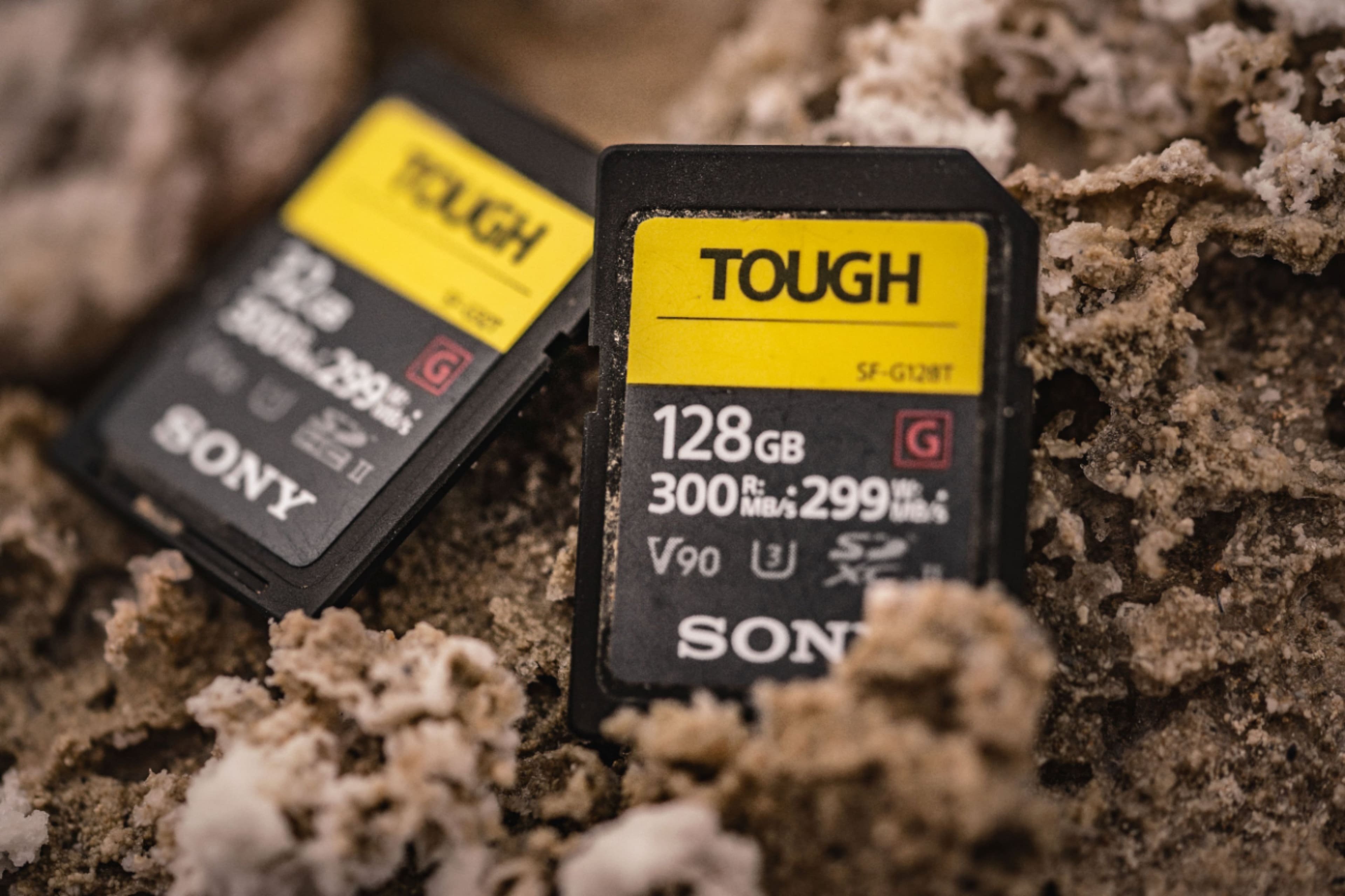 Sony - Cartão de memória SFG128T/T1 128GB SDXC UHS-II TOUGH série G-SFG128T/T1