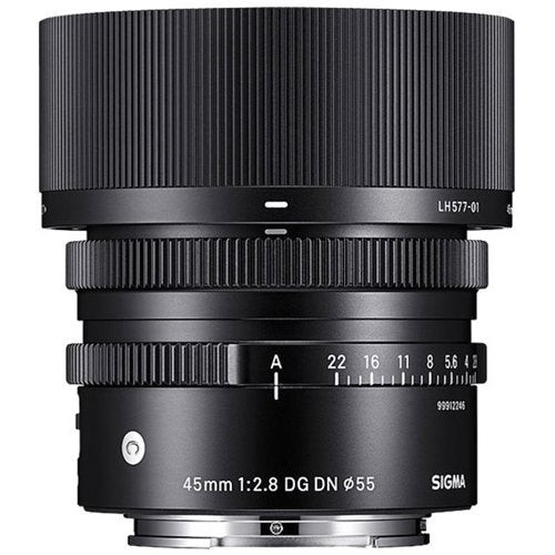 Sigma - Lente Contemporânea 45mm f/2.8 DG DN para Leica L - Preto-360969