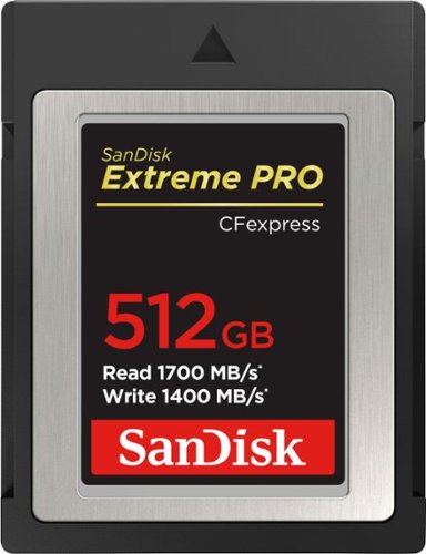 SanDisk - Cartão de memória Extreme PRO CFexpress de 512 GB-SDCFE-512G-ANCNN