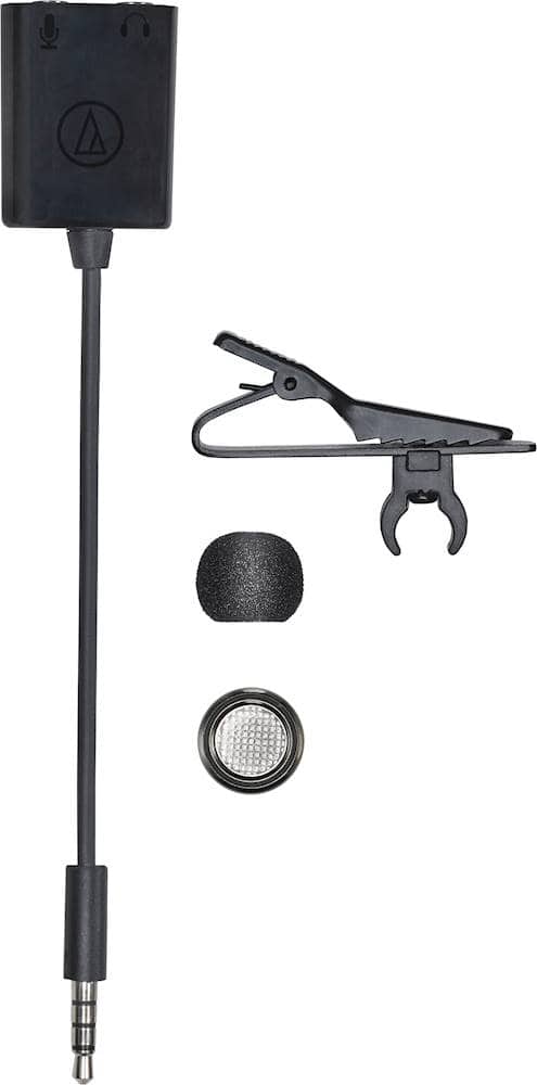 Audio-Technica - Audio Technica ATR3350xis Microfone Omni Lavalier com fio-AUD ATR3350XIS