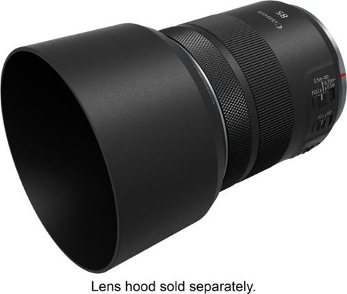 Canon - Lente telefoto média RF85mm F2 Macro IS STM para câmeras EOS série R - Preto-4234C002
