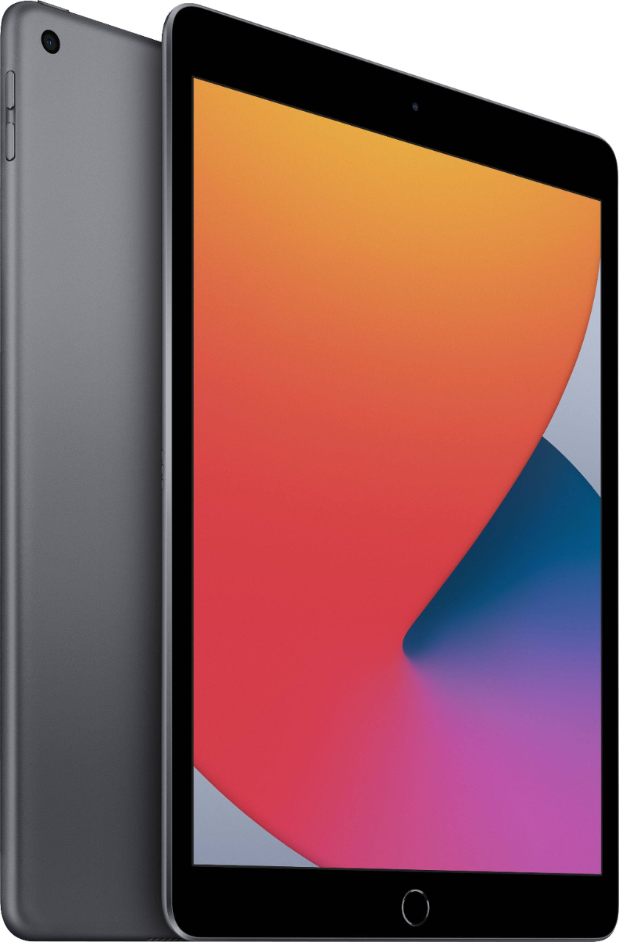 Apple - iPad recondicionado de 10,2 polegadas certificado pelo Geek Squad com Wi-Fi - 32 GB - cinza espacial-GSRF MYL92LL/A