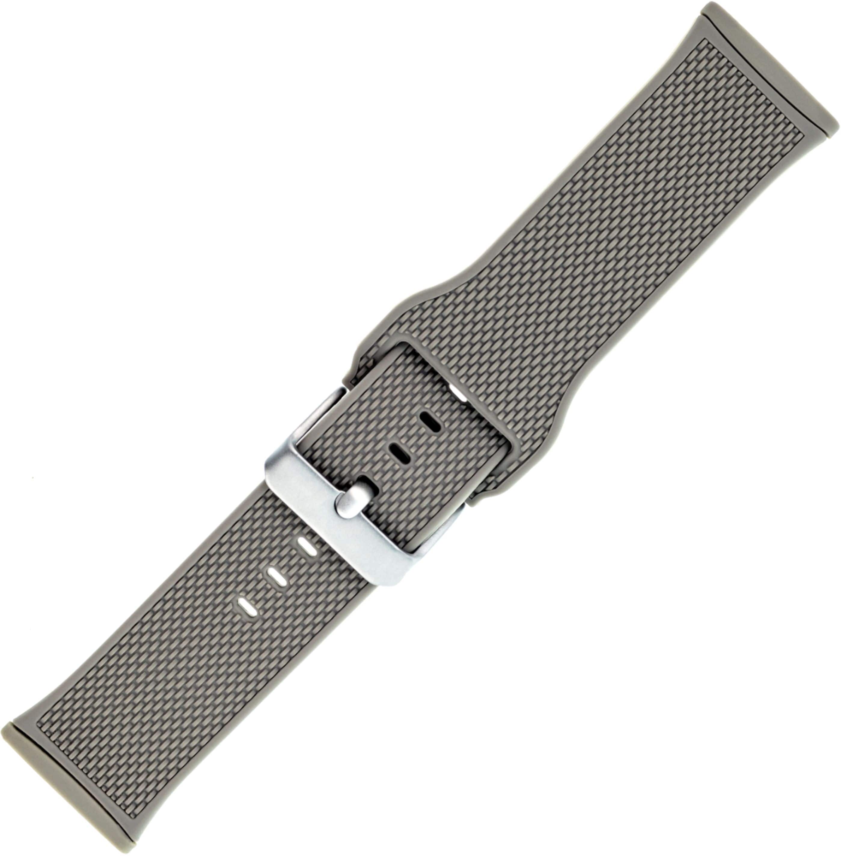 COMIt – Fitbit Versa 3 e Fitbit Sense Silicone Tamanho único pulseira de relógio – Marinho/Cinza Claro/Rosa Blush-54403BBR