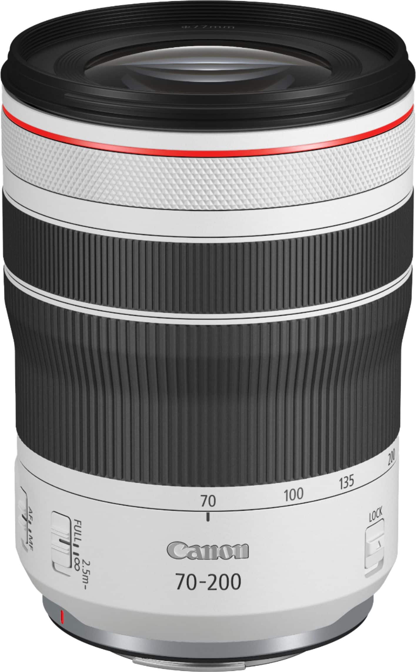 Canon - Lente zoom telefoto RF70-200mm F4 L IS USM para câmeras EOS série R - Branco-4318C002