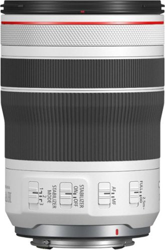 Canon - Lente zoom telefoto RF70-200mm F4 L IS USM para câmeras EOS série R - Branco-4318C002