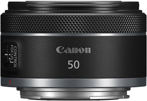 Canon - Lente principal padrão RF50mm F1.8 STM para câmeras EOS série R - Preto-4515C002