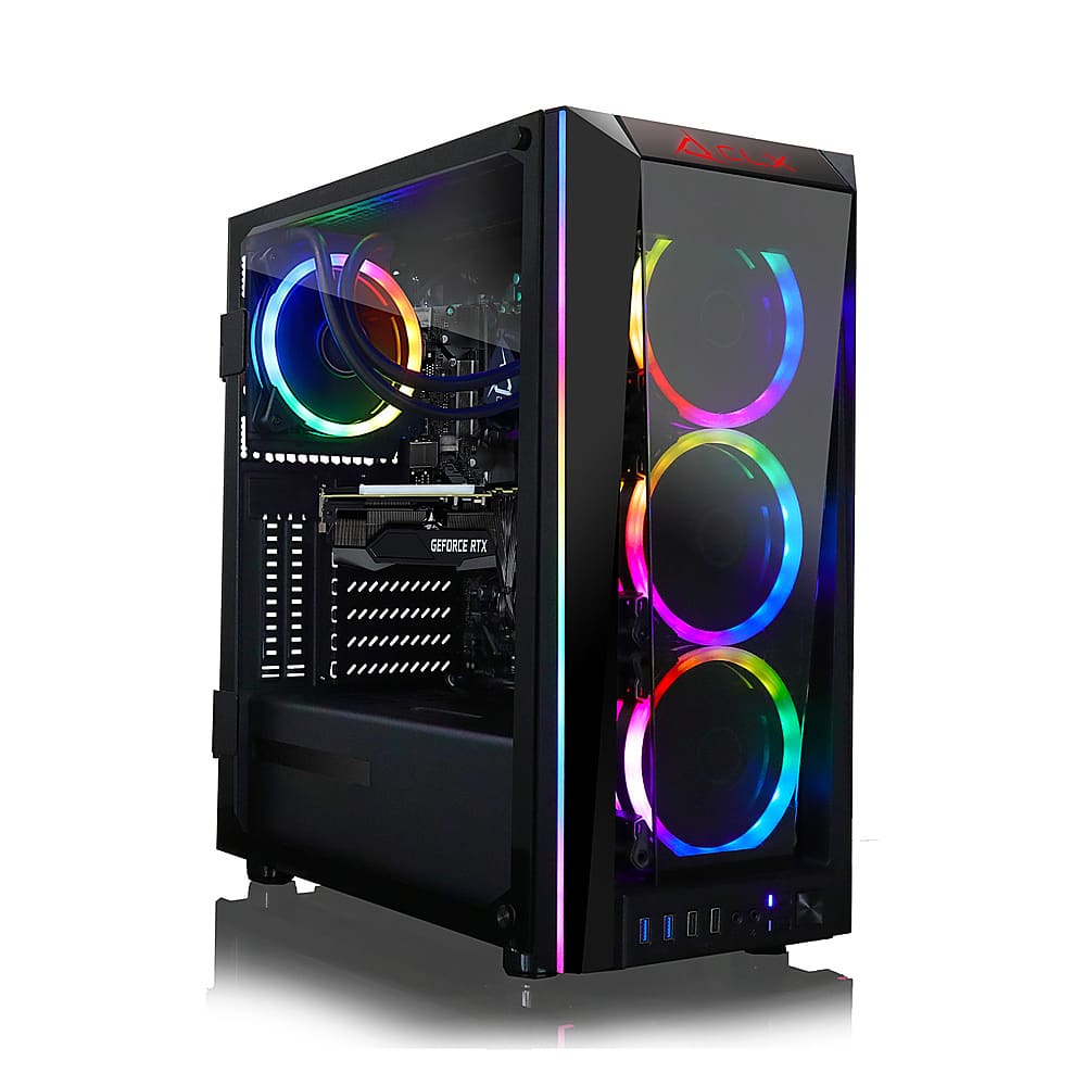CLX - SET Gaming Desktop - AMD Ryzen 9 5900X - 16GB de memória - NVIDIA GeForce RTX 3080 - SSD de 240GB + HDD de 2TB - Preto-TGMSETRTH0B04BM