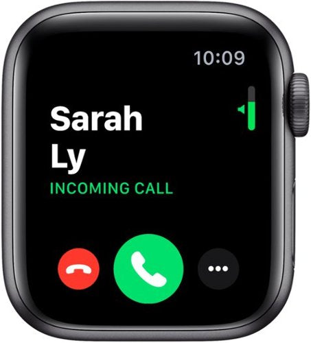 Apple Watch Series 5 (GPS) recondicionado , caixa de alumínio cinza espacial de 40 mm com pulseira esportiva preta-GSRF MWV82LL/A