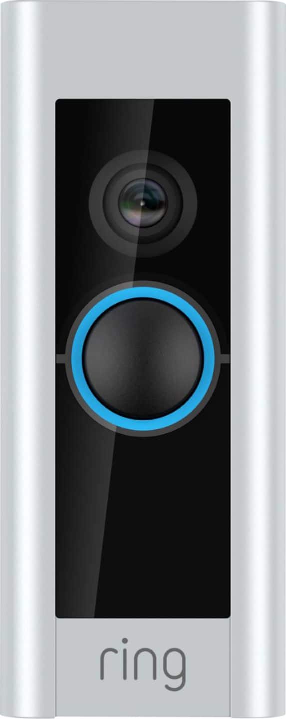 Anel - Campainha com fio e campainha de vídeo Wi-Fi inteligente - Níquel acetinado-B08M125RNW