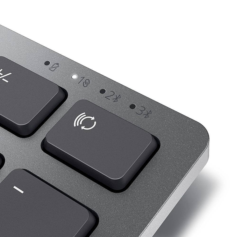 Dell - KM7321W Teclado e mouse sem fio Premier ergonômico - Titan Gray-BBY-KM7321E