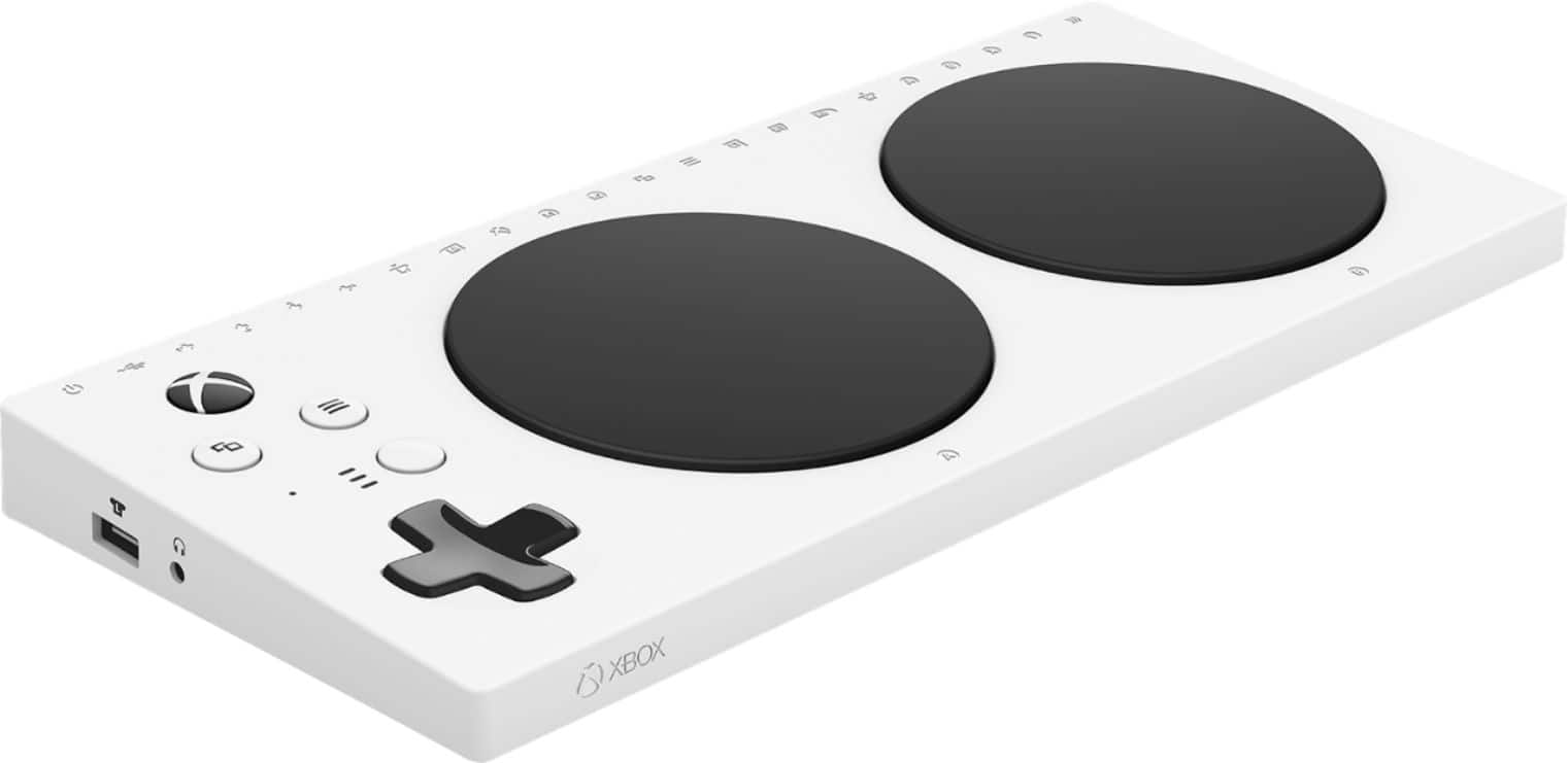 Microsoft - Controle Bluetooth de viode game Adaptativo Xbox - Branco-JMU-00003