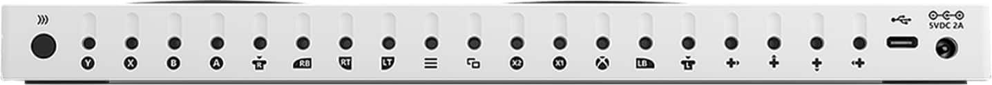 Microsoft - Controle Bluetooth de viode game Adaptativo Xbox - Branco-JMU-00003