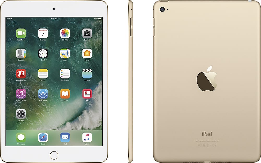 Certificado recondicionado - Apple iPad Mini (4ª geração) Wi-Fi (2015) - 64 GB - Gold-MK9J2LL/A