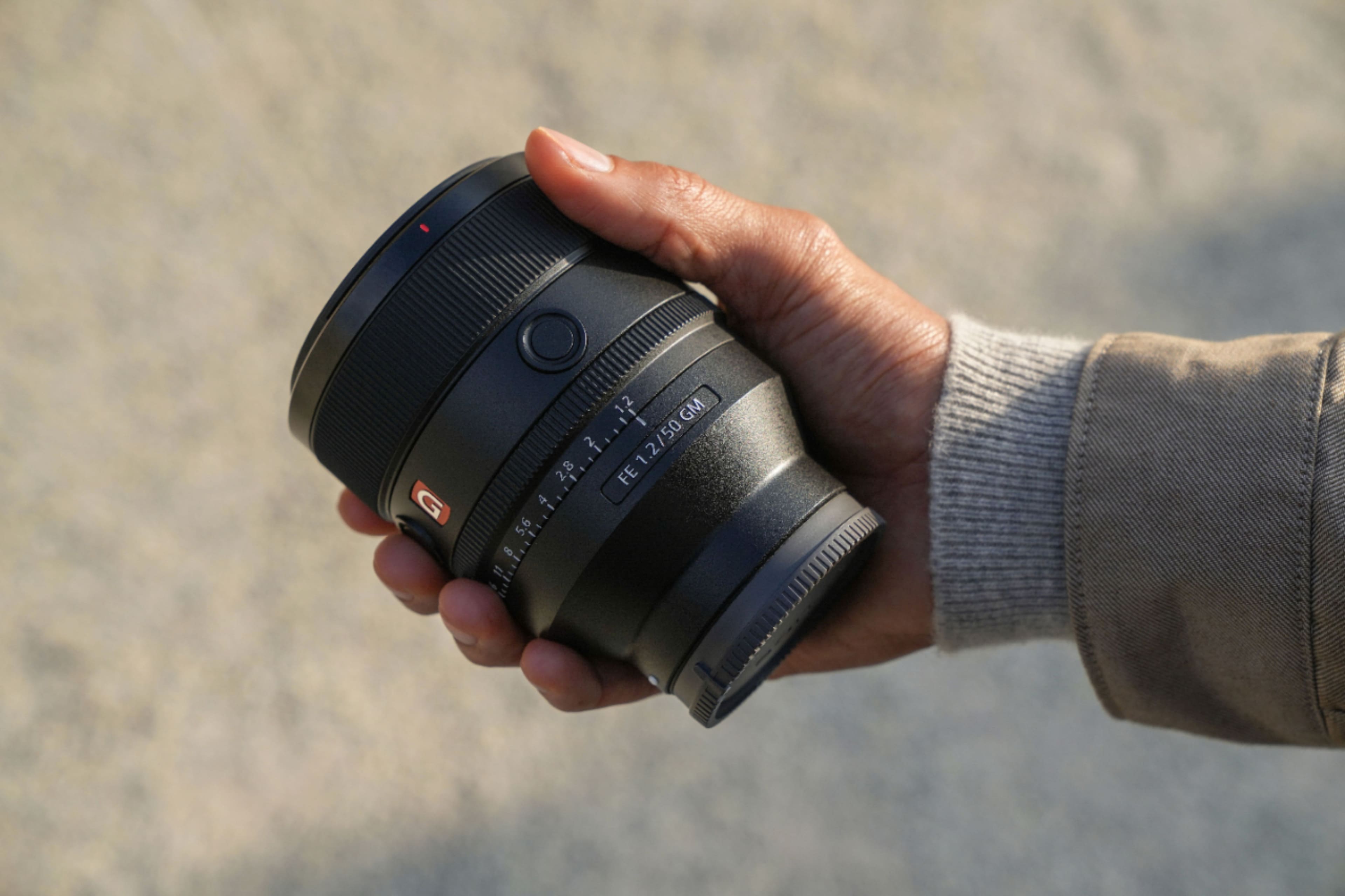 Lente GM Full-frame FE 50mm F1.2 para câmeras Sony Alpha E-mount - Preto-SEL50F12GM