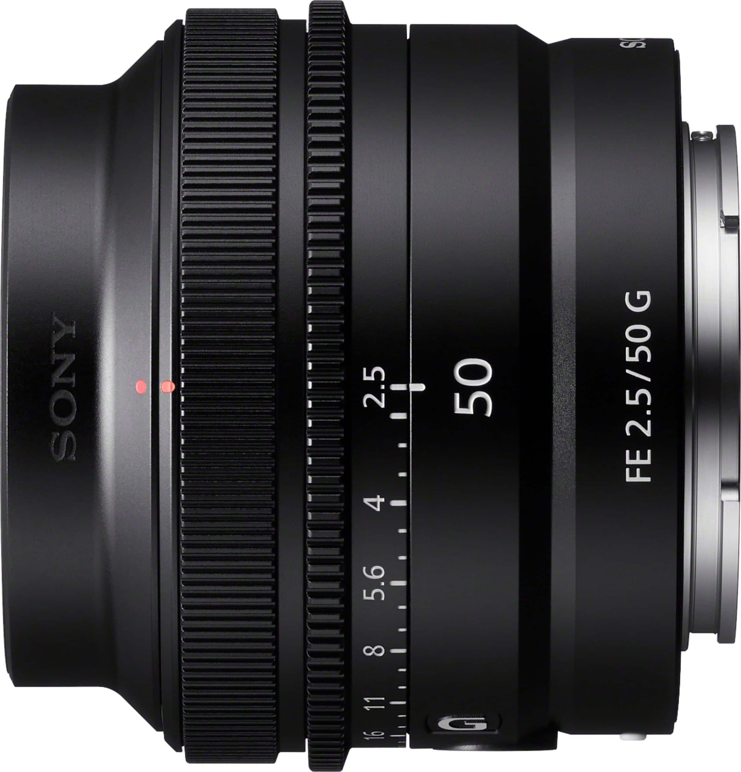 Lente G ultracompacta FE 50mm F2.5 G Full-frame para câmeras Sony Alpha E-mount - Preto-SEL50F25G