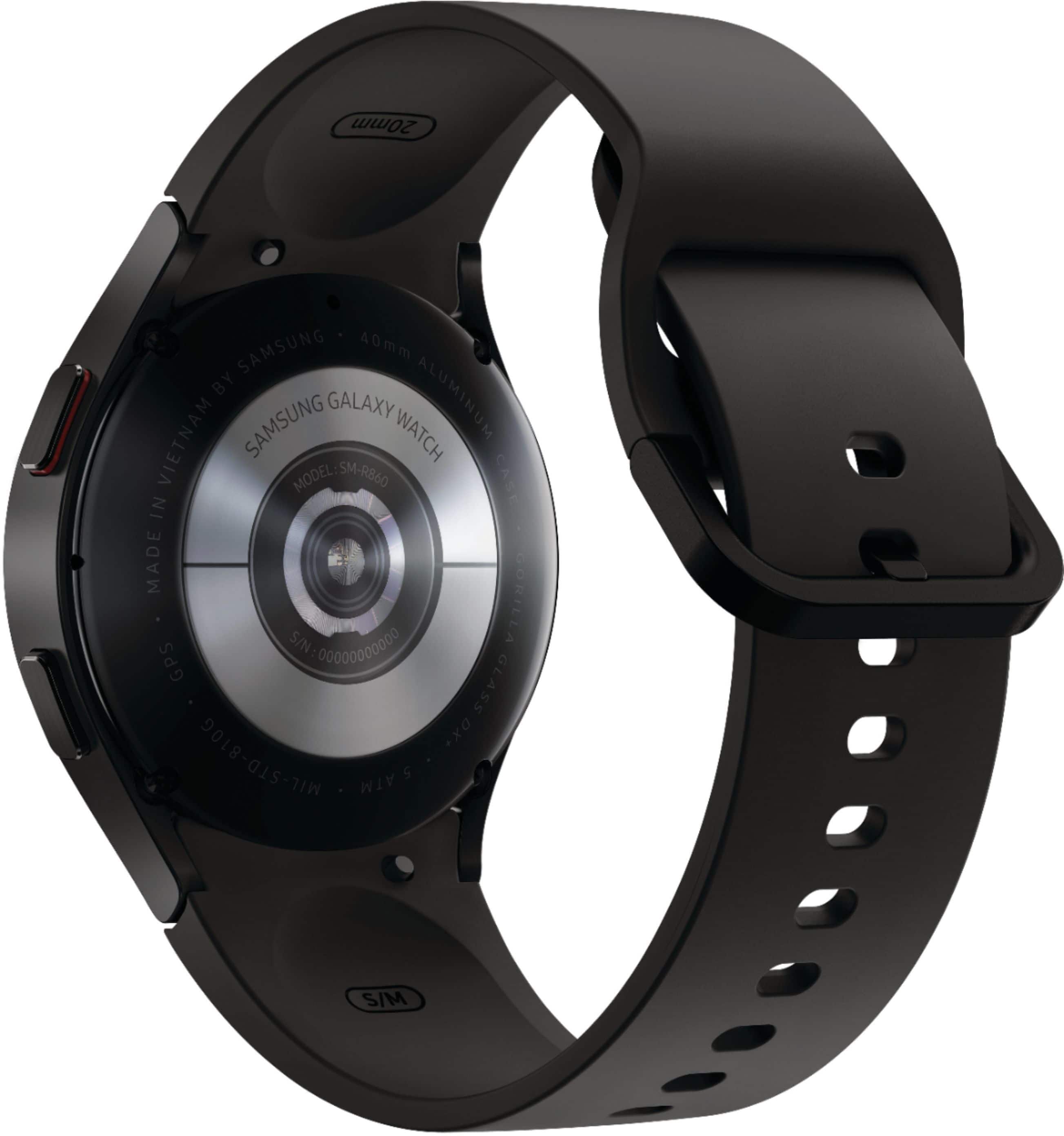 Samsung Galaxy Watch4 Aluminum Smartwatch 40mm BT - Preto-SM-R860NZKAXAA