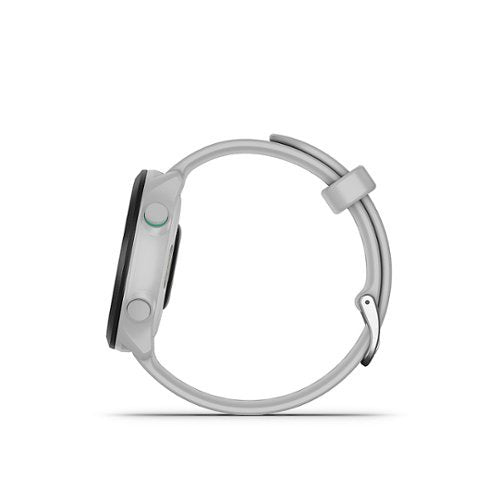 Garmin - Forerunner 55 GPS Smartwatch 42mm Polímero Reforçado com Fibra - Whitestone-010-02562-01