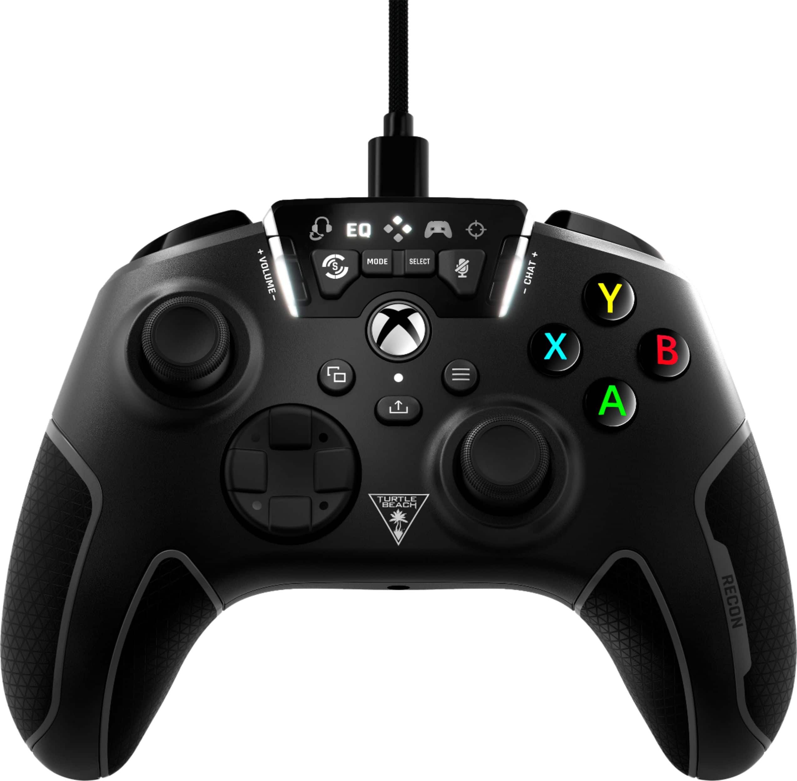 Turtle Beach - ctrl Bluetooth Recon com fio p/ Xbox Series X, Xbox Series S, Xbox One e PCs com Windows com botões remapeáveis - Black-TBS-0700-01