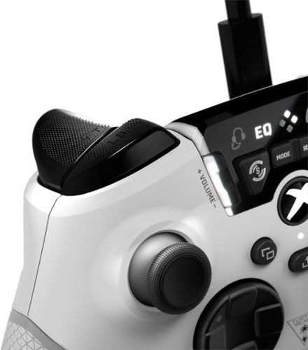 Turtle Beach - ctrl Bluetooth Recon com fio p/ Xbox Series X, Xbox Series S, Xbox One e PCs com Windows com botões remapeáveis - Branco-TBS-0705-0