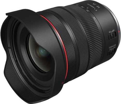 Canon - Lente zoom ultra grande angular RF14-35mm F4L IS USM para câmeras EOS série R - Preto-4857C002