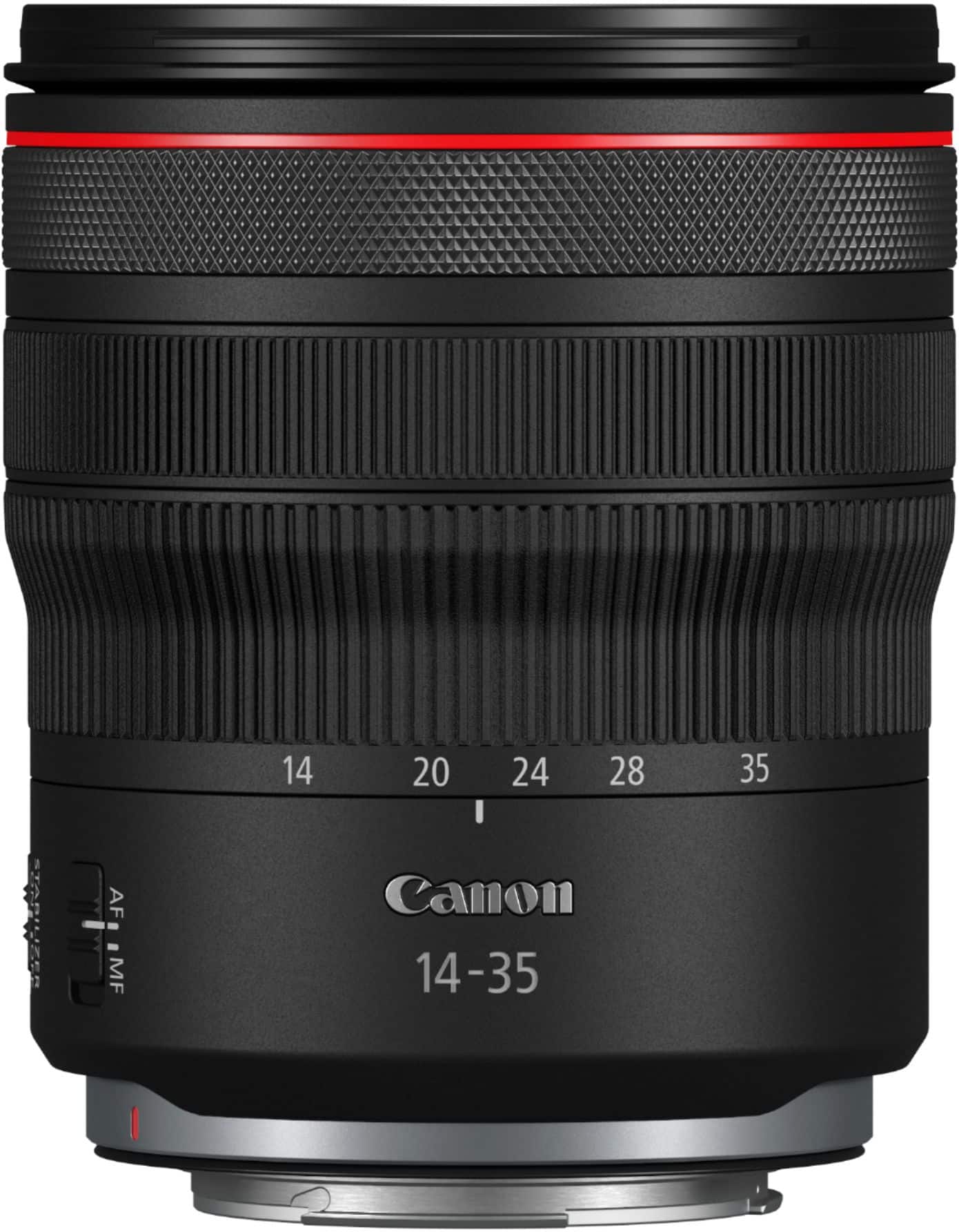 Canon - Lente zoom ultra grande angular RF14-35mm F4L IS USM para câmeras EOS série R - Preto-4857C002