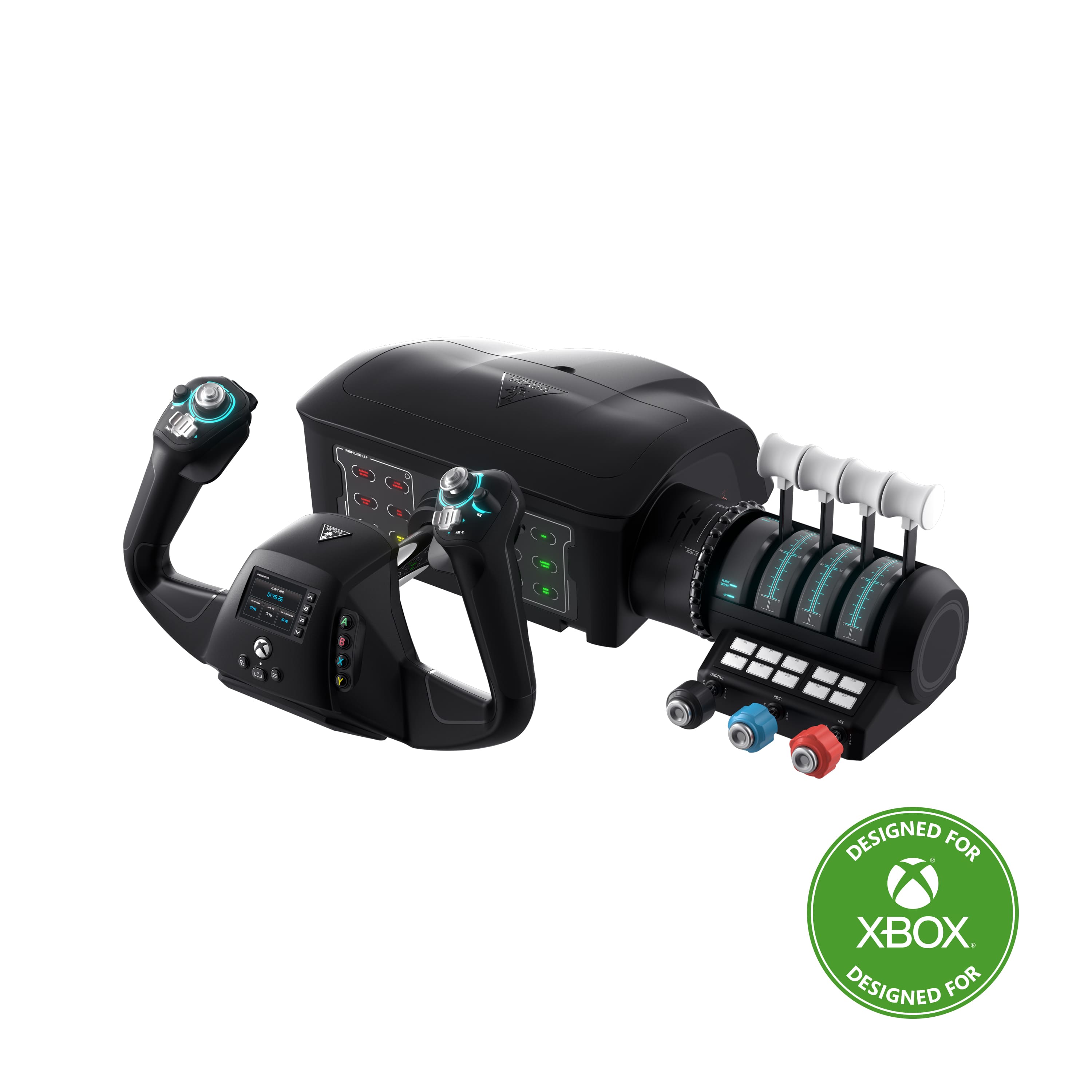 Turtle Beach – Sistema de controle universal de voo P/simulação Preto-TBS-0715-02