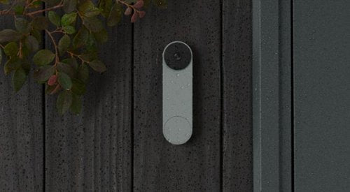 Google - Campainha de vídeo Nest Wi-Fi - Funciona com bateria - Ivy-GA02075-US