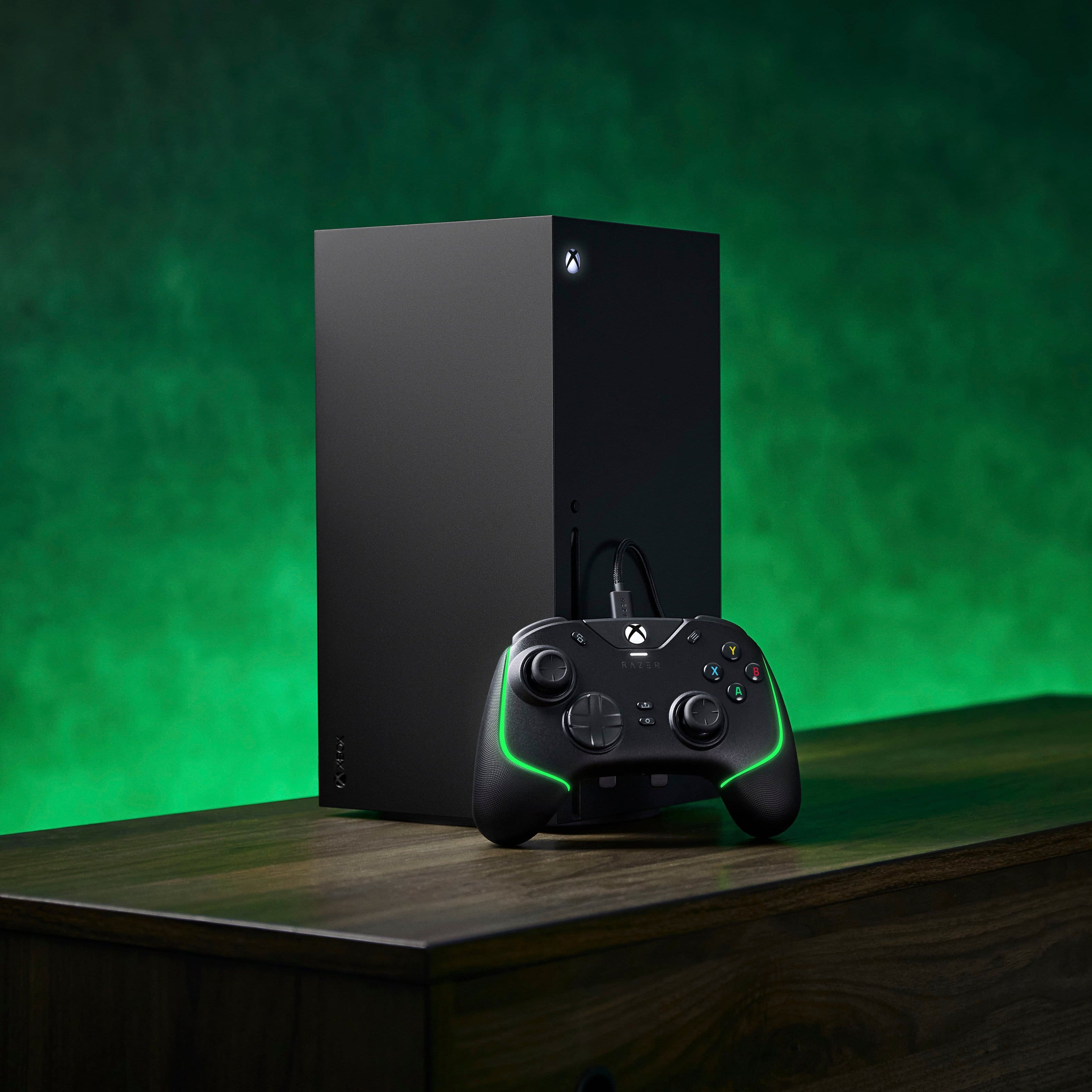 Controle para video game Razer - Wolverine V2 Chroma Pro para Xbox Series X | S com retroiluminação RGB Chroma - Preto-RZ06-04010100-R3U1