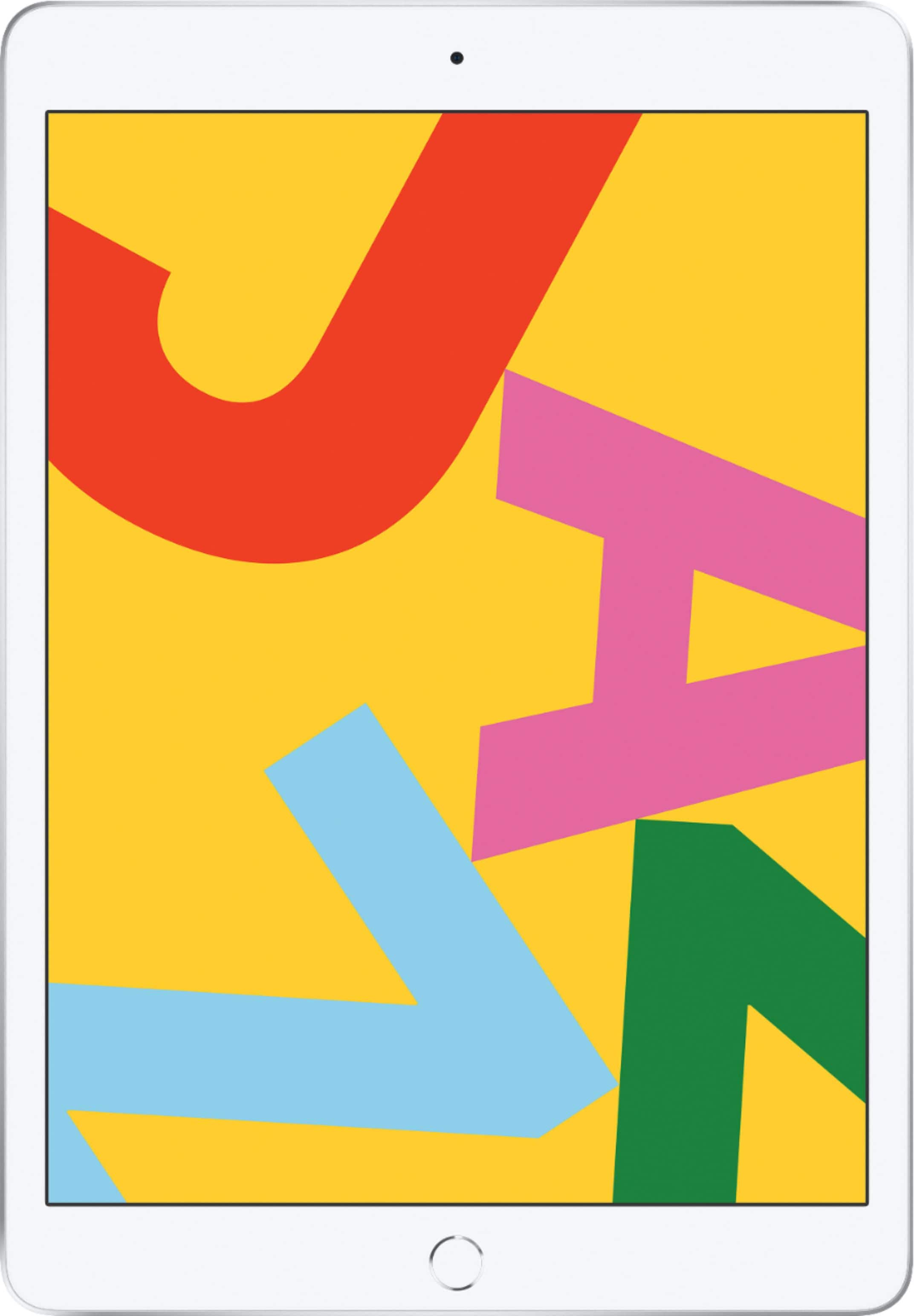 Apple - iPad recondicionado de 10,2 polegadas certificado pelo Geek Squad - - (7ª geração) com Wi-Fi - 32 GB - Silver-TI-GSRF MW752LL/A