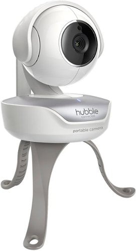 Hubble Connected - Nursery Pal Deluxe Monitor de bebê com vídeo Smart HD Wi-Fi de 5" - Branco-HCTNPDLX