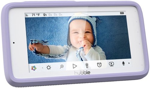 Hubble Connected - Nursery Pal Deluxe Monitor de bebê com vídeo Smart HD Wi-Fi de 5" - Branco-HCTNPDLX