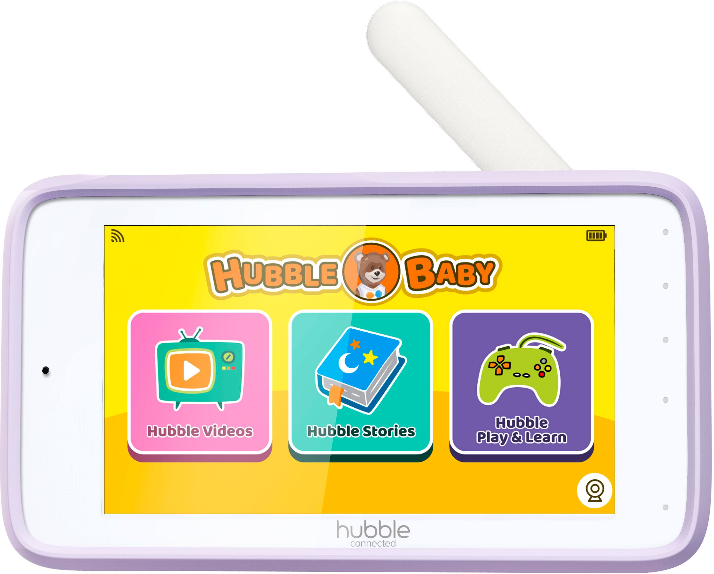 Hubble Connected - Nursery Pal Deluxe Monitor de bebê com vídeo Smart HD Wi-Fi de 5" - Branco-HCTNPDLX