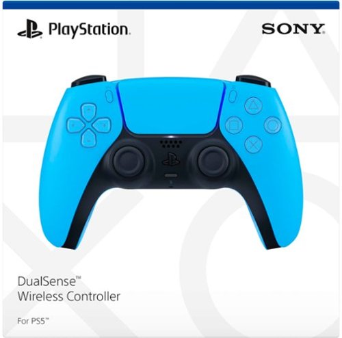 Sony - PlayStation 5 - Controle sem fio para para vídeo gameDualSense - Starlight Blue-1000039940/3006394
