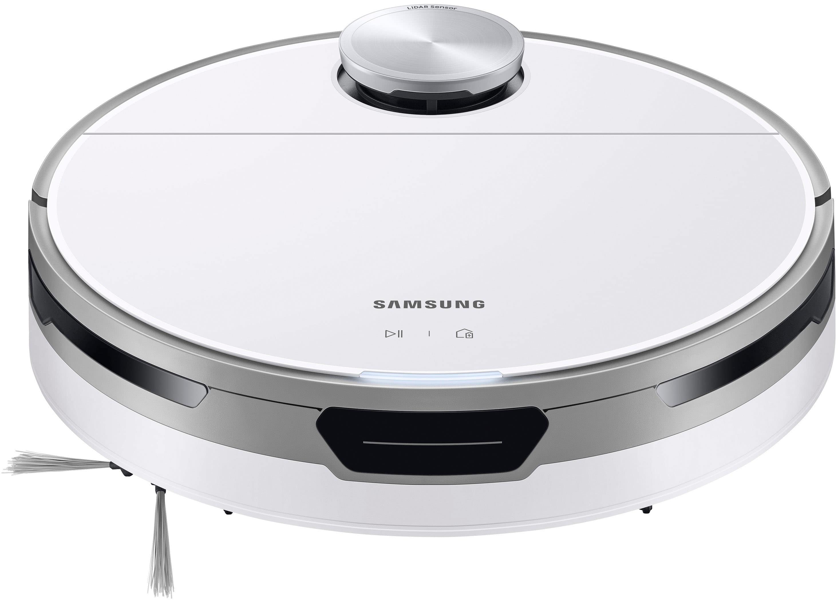 Samsung - Jet Bot+ Robot Vacuum with Clean Station - White-VR30T85513W/AA
