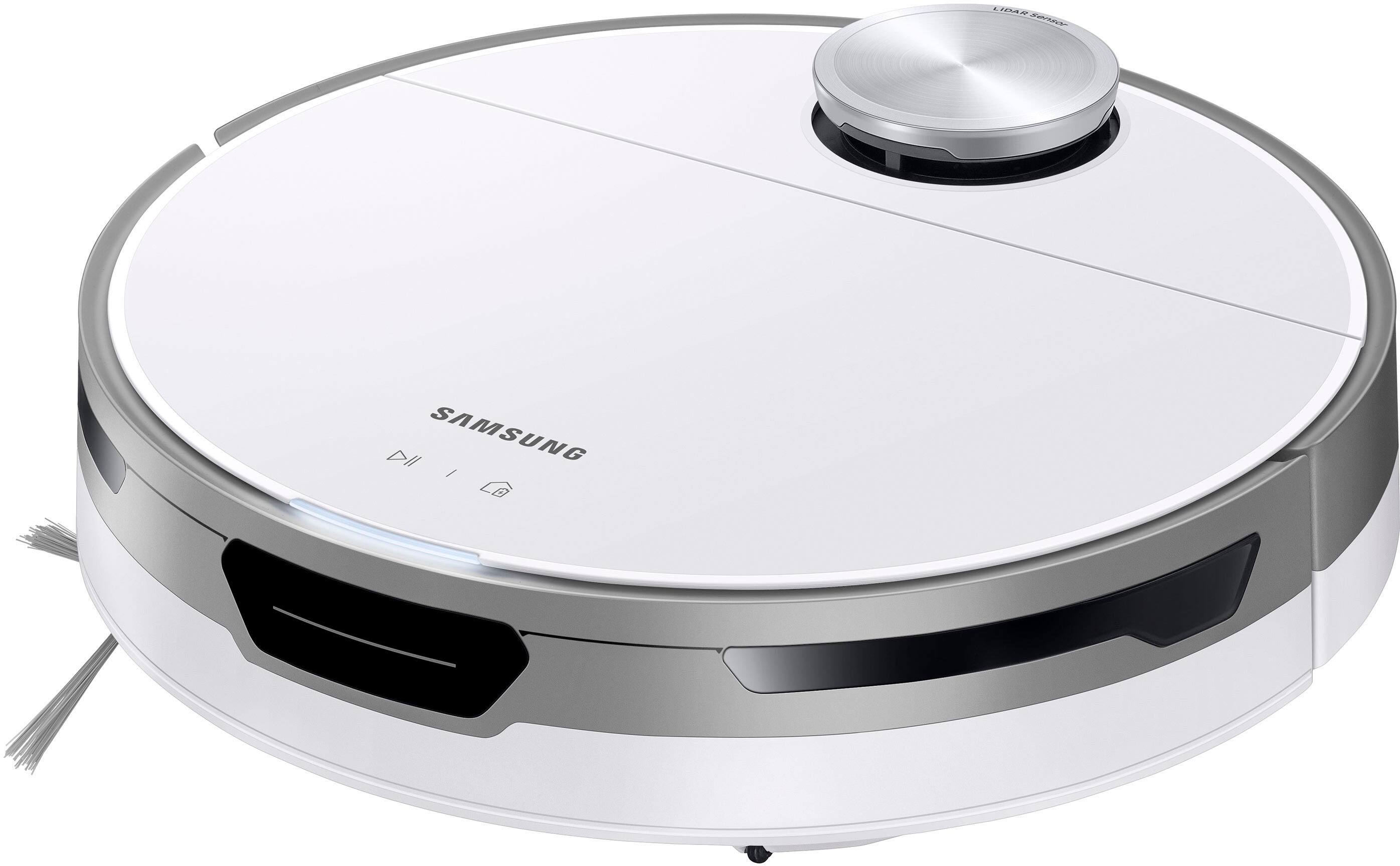 Samsung - Jet Bot+ Robot Vacuum with Clean Station - White-VR30T85513W/AA
