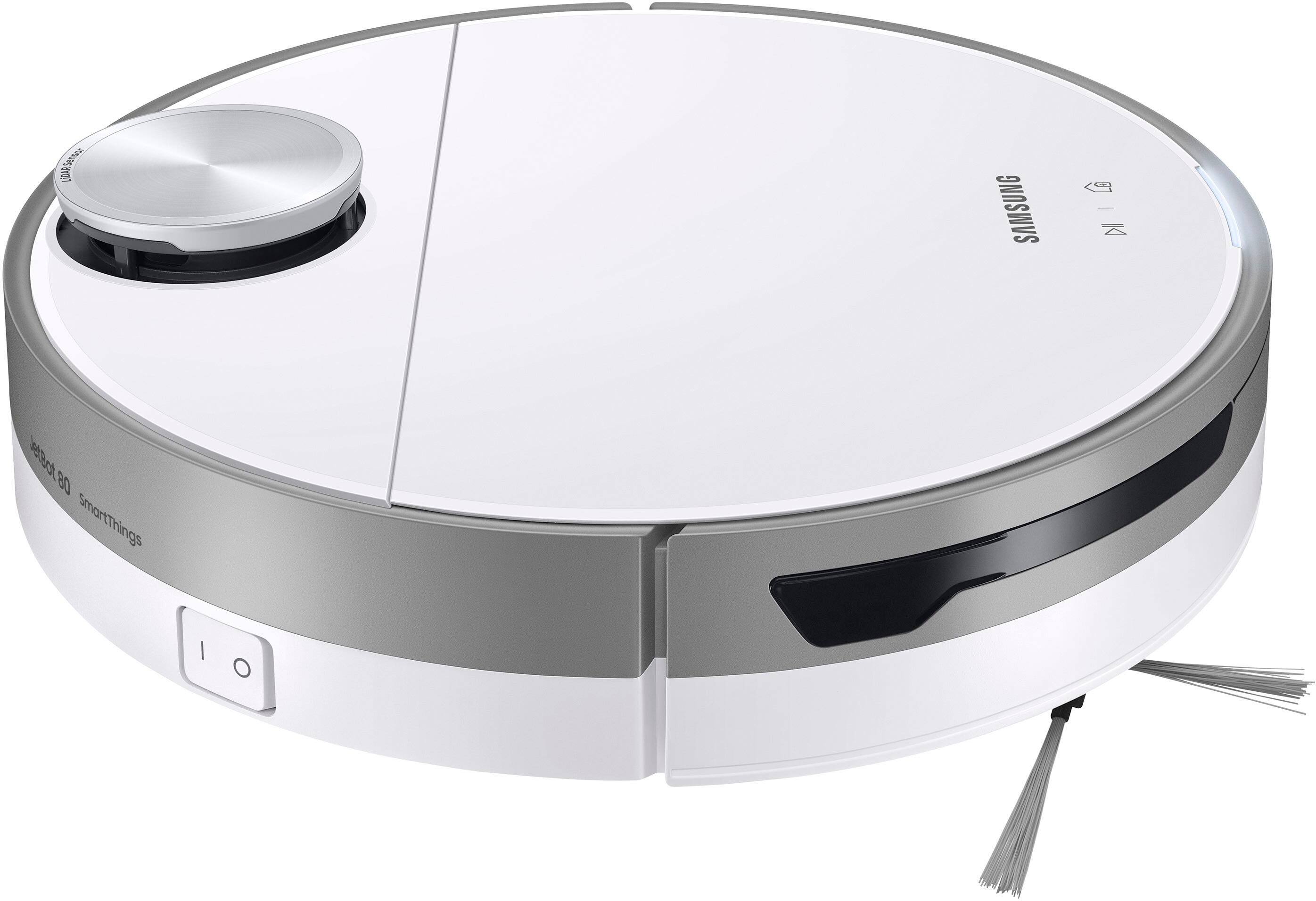 Samsung - Jet Bot+ Robot Vacuum with Clean Station - White-VR30T85513W/AA
