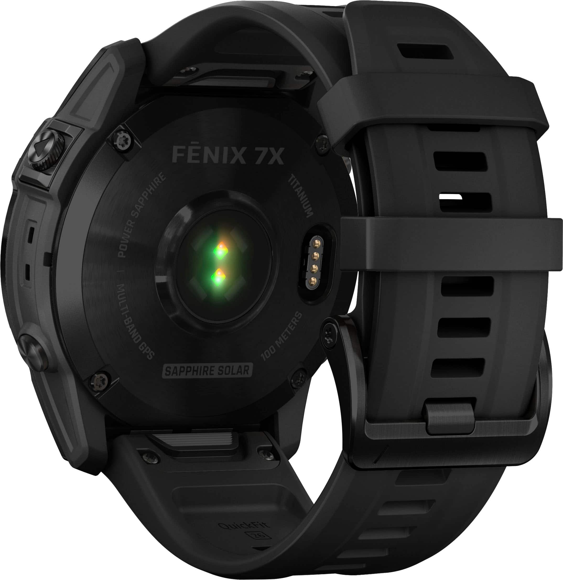 Garmin fēnix 7X  Sapphire Solar GPS Smartwatch 35 mm - Preto -010-02541-22