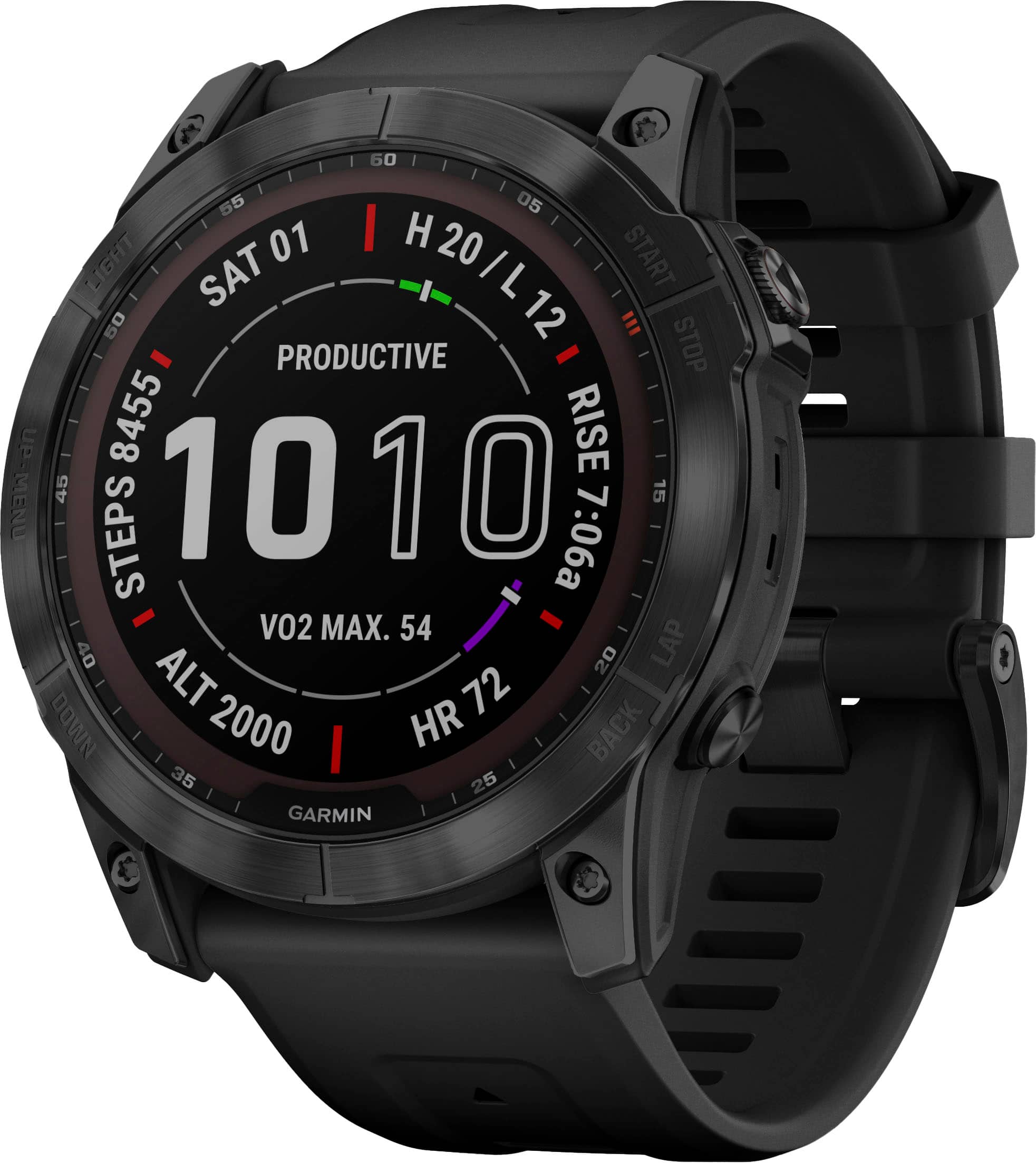 Garmin fēnix 7X  Sapphire Solar GPS Smartwatch 35 mm - Preto -010-02541-22