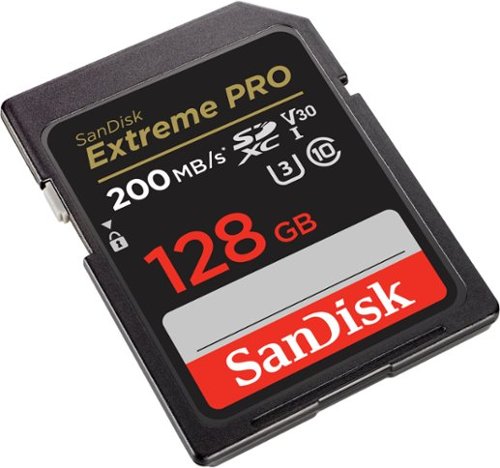 SanDisk - Cartão de memória Extreme PRO 128GB SDXC UHS-I-SDSDXXD-128G-ANCIN