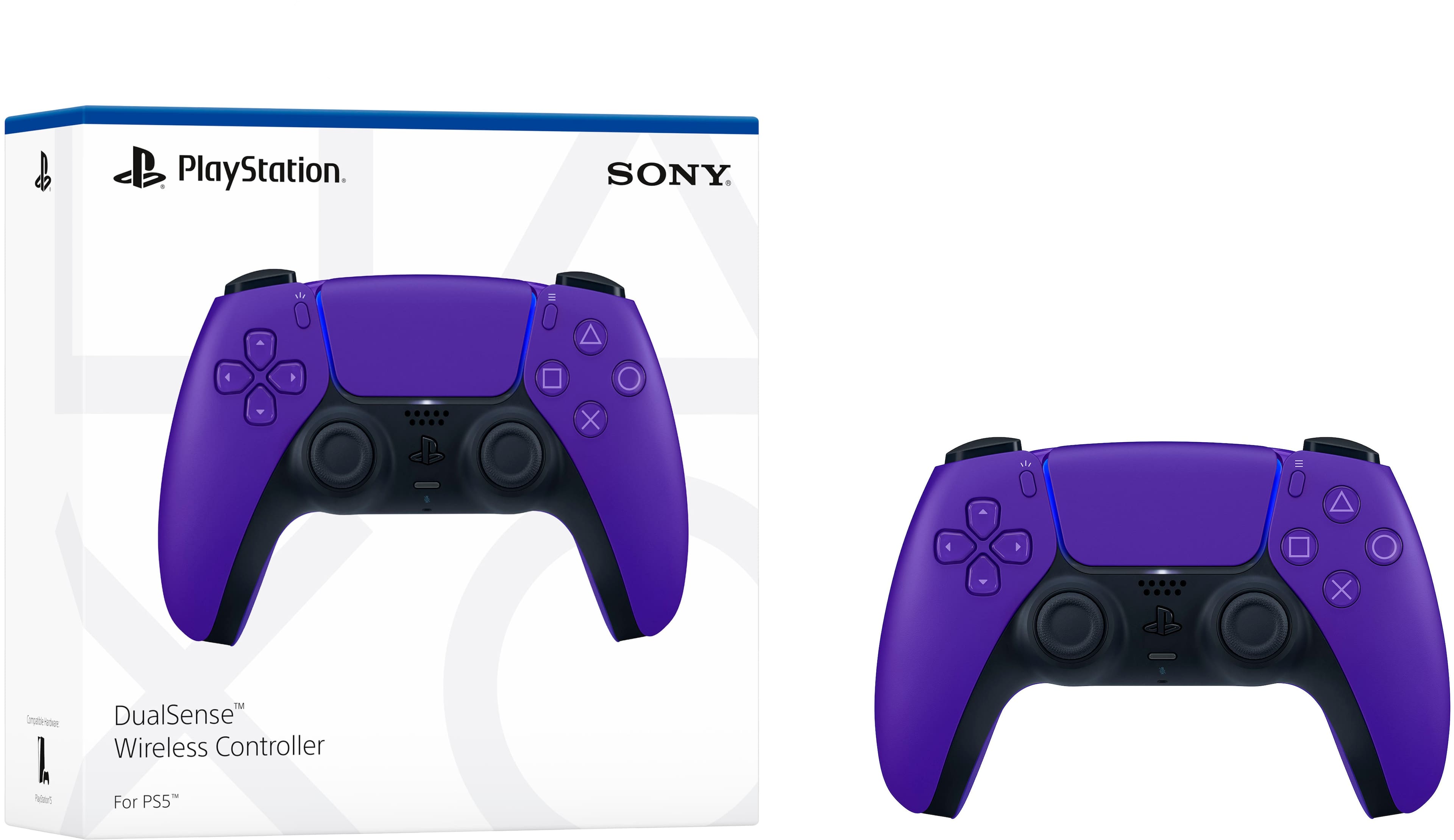 Sony - PlayStation 5 - Controle sem fio para para vídeo gameDualSense - Galactic Purple-1000039939/3006396