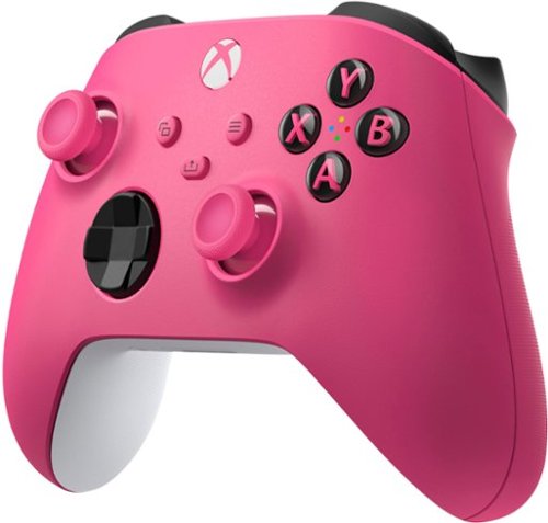 Microsoft - Controle sem fio para para vídeo gameXbox para Xbox Series X, Xbox Series S, Xbox One, dispositivos Windows - Deep Pink-QAU-00082