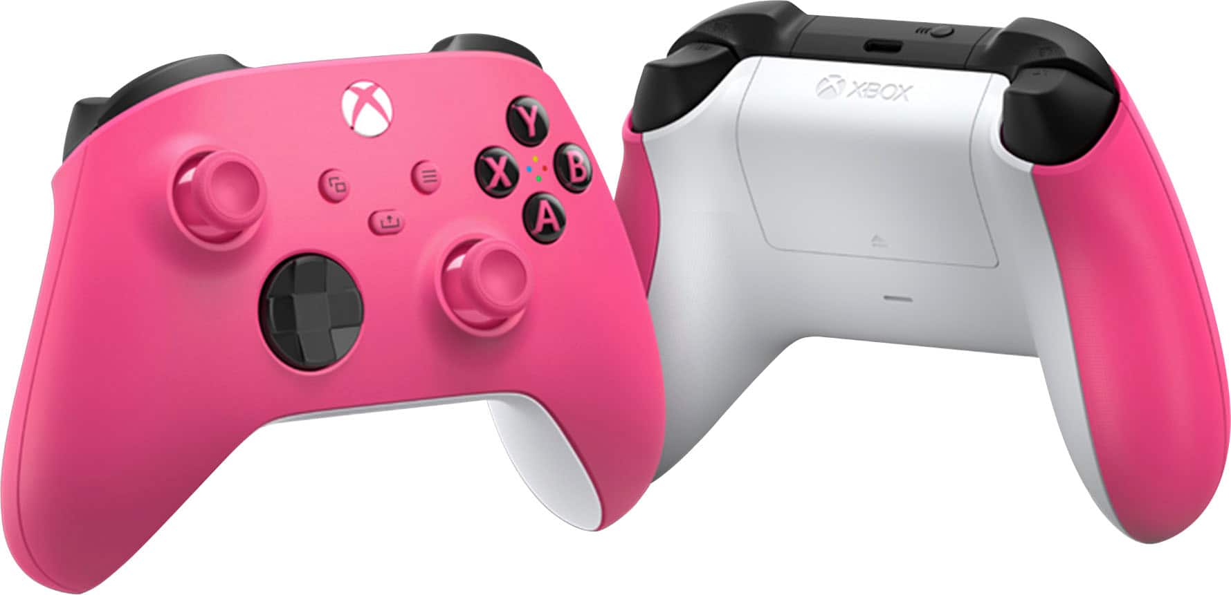 Microsoft - Controle sem fio para para vídeo gameXbox para Xbox Series X, Xbox Series S, Xbox One, dispositivos Windows - Deep Pink-QAU-00082