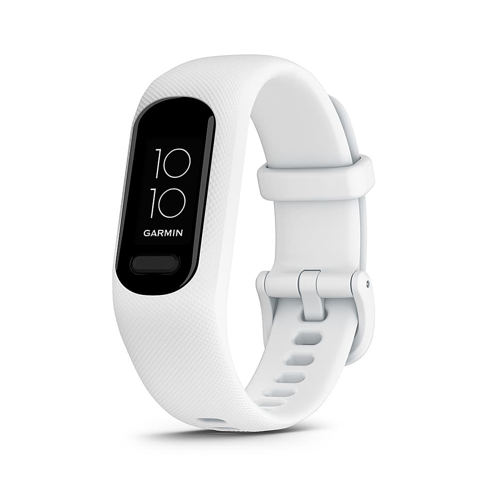 Garmin - vívosmart 5 Smart Fitness Tracker + frequência cardíaca pequena/média - branco-010-02645-01
