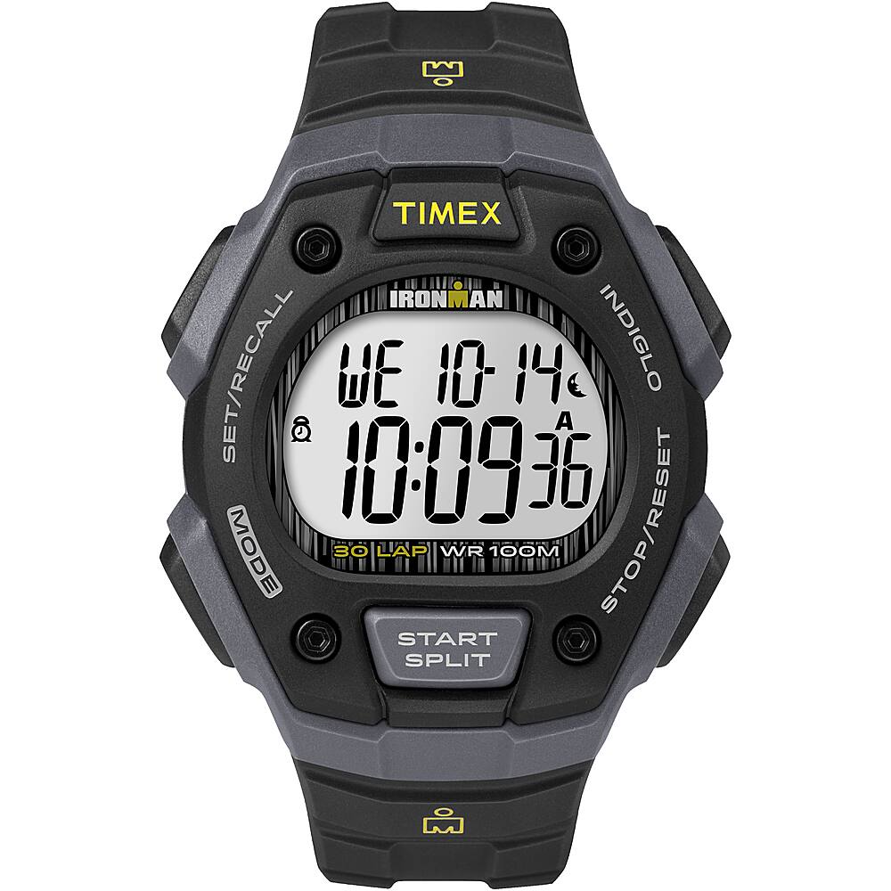 Timex - Relógio masculino IRONMAN Classic 30 38 mm - Preto-TW5M095009J